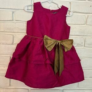 Girl’s A.T.U.N Pink and brown Special Occasion Dress. Size 1-2yr